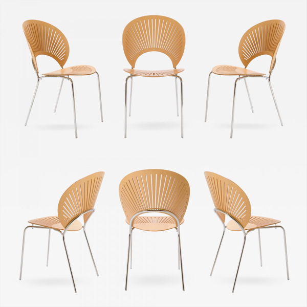Billede af Kantinestol Trinidad i flot klassisk dansk design, med eller uden sædepolstring og armlæn. Kan stables. Spisebordsstol med høj siddekomfort.
