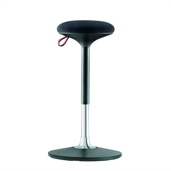 Billede af Stå-støtte-stol S300, ergonomisk enkeltsøjle stol, som balancestol. Supplement til kontorstolen. Højderegulerbar fra 59 - 85 cm.