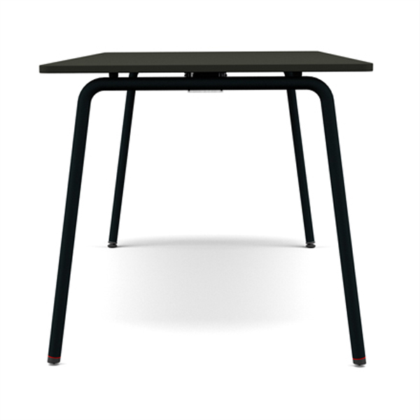 Billede af Bord med skrå ben, det enkle, velkendte bord, som kan bruges i klasseværelset eller i kantinen. Kan let foldes sammen og køres væk.