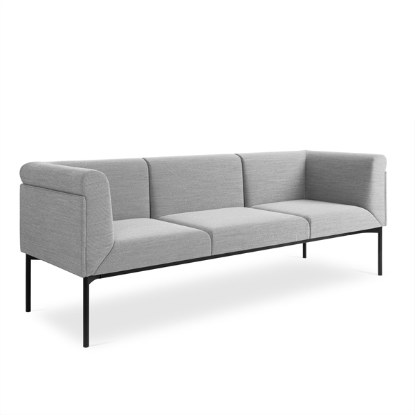 Billede af Loungesofa Sona, en let og elegant sofa, velegnet til loungen, receptionen eller lobbyen. Fås med/uden afskærmning, og som hjørnesofa