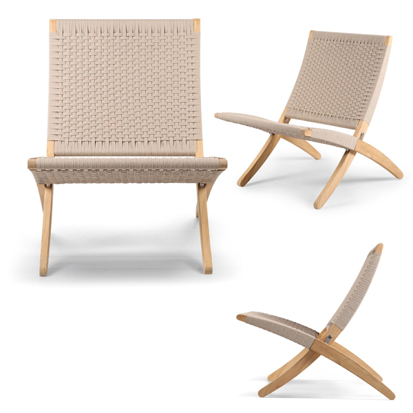 Billede af Cuba stolen, designet af Morten Gøttler i 1997, skaber perfekt balance mellem form og funktion. Foldestol til udendørs og indendørs brug.