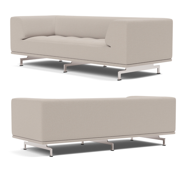 Billede af Delphi sofa, med mulighed for udbygning. Tre længder, kan udbygges med flere moduler. Skab en hjørnesofa, eller en hel sofagruppe.