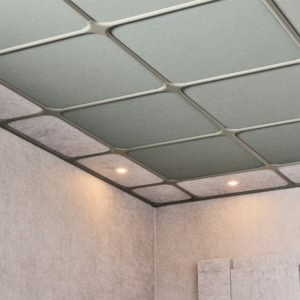 Billede af Addon Ceiling, der passer til loftssystem T-24. Gør loftet lidt mere spændende med disse metalprofiler, og tilfør lokalet helt nye detaljer.
