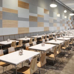 Billede af Fleksibel stol med medestel med en skal støbt i kunststof med forstærkning af glasfiber. Det V-formede ryglæn giver en yderst komfortabel sidde oplevelse. En superstabler stol, som kan stables i op til 30 stole.