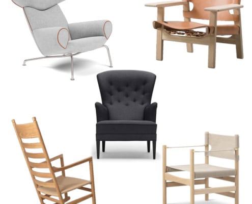 Billede af klassisk design fra dansk møbeldesigns guldalder