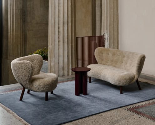 Billede af Little Petra stolen i funkis stil designet af Viggo Boesen i 1938. Stolen vandt priser i New York og Berlin.