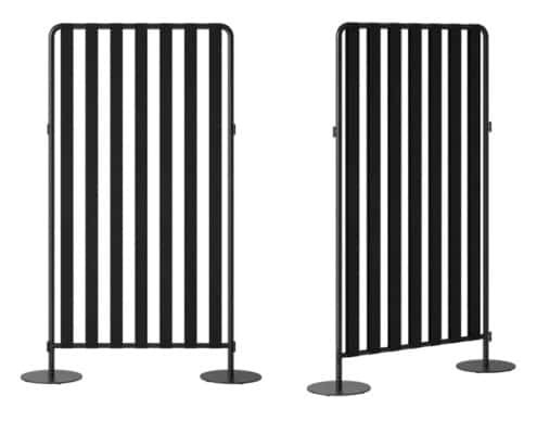 Billede af kreative paneler med elastiske stropper. Fra DC Kontormøbler