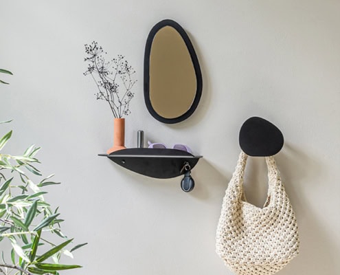 Billede af Tumulo knagerækker fra hollandske Spinder Design. Fremstillet i genanvendeligt metal.