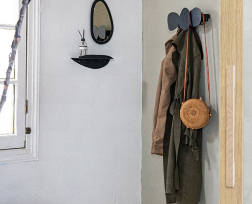 Billede af Tumulo knagerækker fra hollandske Spinder Design. Fremstillet i genanvendeligt metal.
